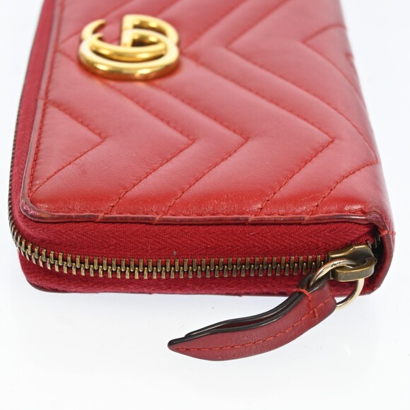 Gucci Gg Marmont Round Zipper Long #210477G26B - Picture 3 of 16